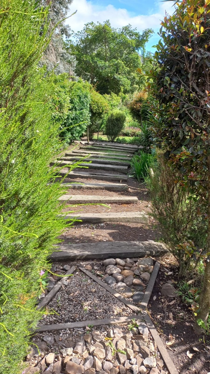 Garden pathway at Hope Station